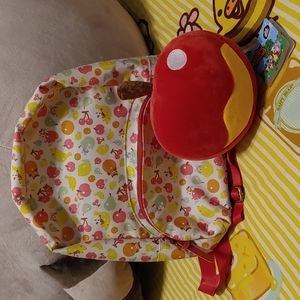 Animal Crossing Mini Backpack (and bonus 🍎 plush!)